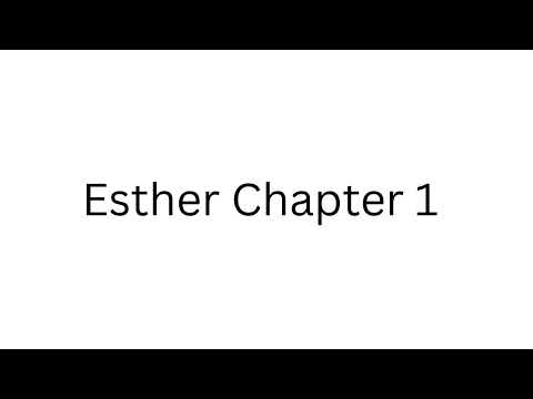 Esther Chapter 1